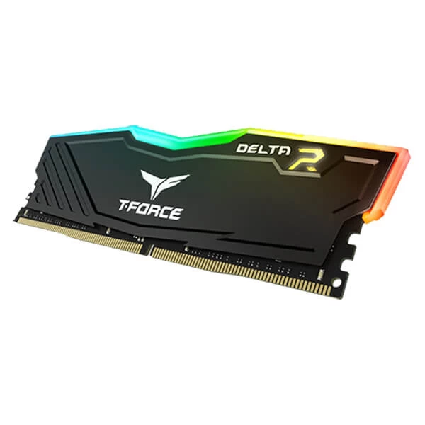 TeamGroup T-Force Delta RGB 16GB (16GB X 1) 3600mhz DDR4 Desktop Memory (Black)