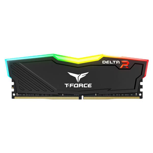 TeamGroup T-Force Delta RGB 16GB (16GB X 1) 3200mhz DDR4 Desktop Memory (Black)