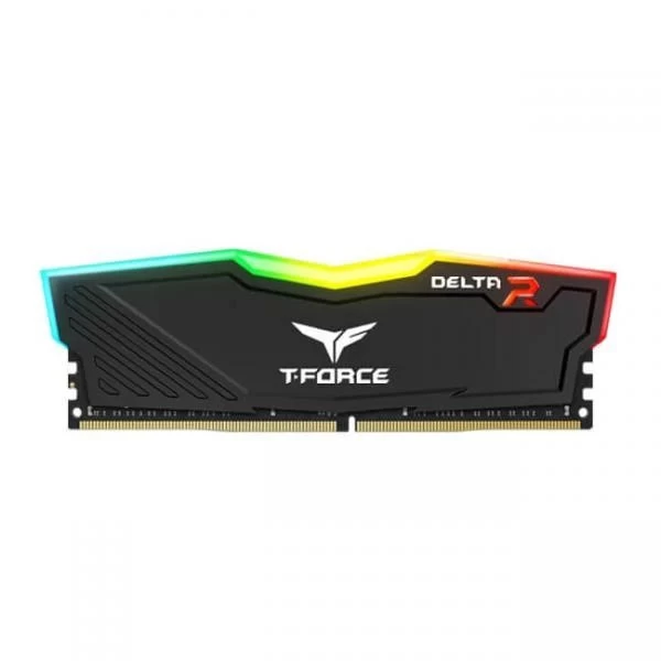 Teamgroup T-Force Delta RGB 8GB (8gb X 1) 3200mhz DDR4 Desktop Memory (Black)