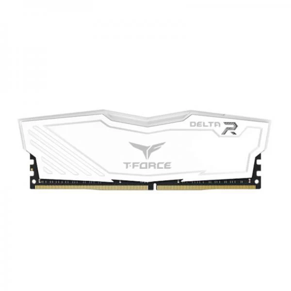 TeamGroup T-Force Delta RGB 16GB (16GB X 1) 3600mhz DDR4 Desktop Memory (White)