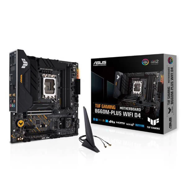 ASUS TUF Gaming B660M-Plus WiFi D4 Intel 12th Gen LGA1700 DDR4 motherboard