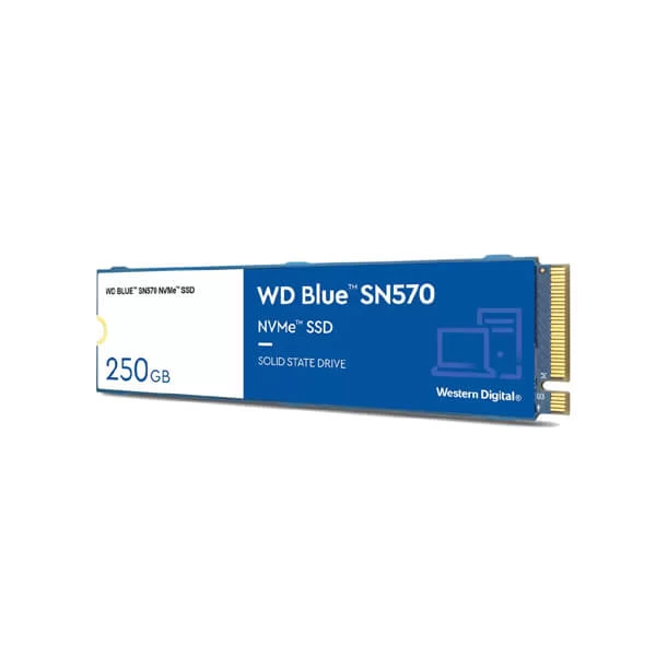 WD Blue SN570 250GB NVMe M.2 Gen3 Internal SSD (WDS250G3B0C)