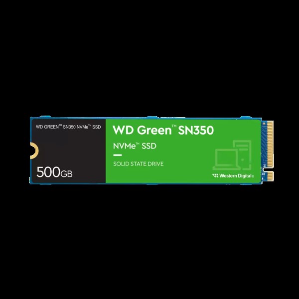 WD Green SN350 500GB NVMe-3D NAND PCIe Gen3 SSD