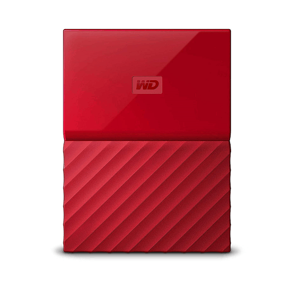 Western Digital My Passport 4TB External Hard Disk Drive (Red)