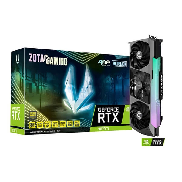 Zotac Gaming GeForce RTX 3070Ti Amp Extreme Holo 8GB GDDR6X Graphics Card