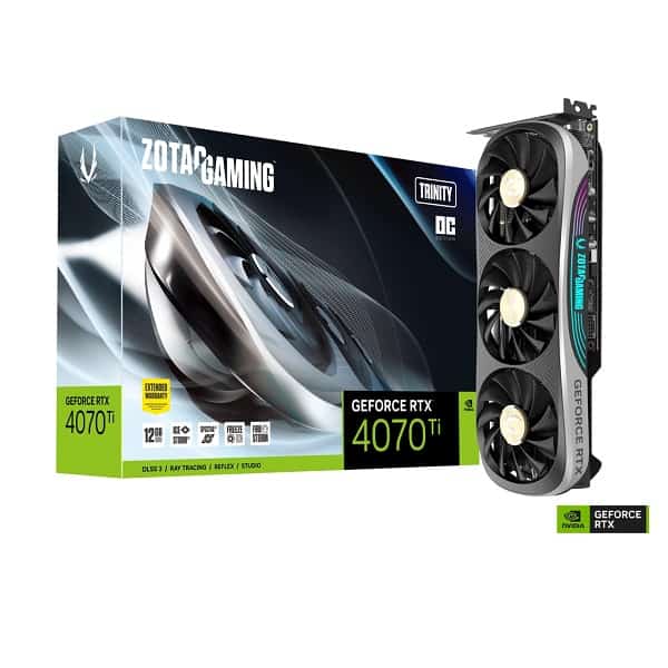 Zotac GeForce RTX 4070Ti Trinity OC 12GB GDDR6X Graphics Card