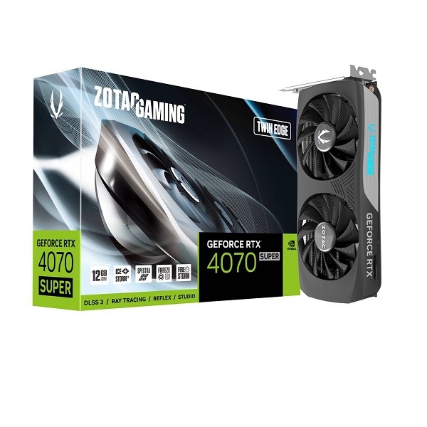 Zotac Gaming GeForce RTX 4070 Super Twin Edge 12GB GDDR6X Graphics Card