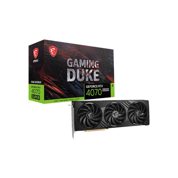 MSI RTX 4070 Super Gaming Duke 3X 12GB GDDR6X Graphics Card