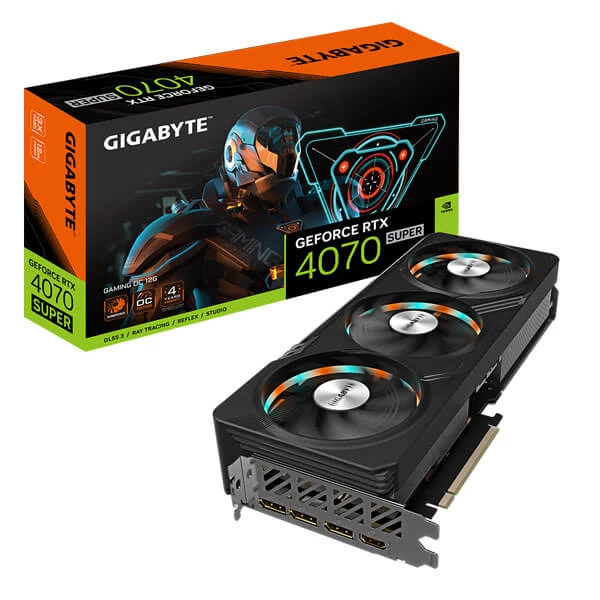 Gigabyte RTX 4070 Super Gaming OC 12GB GDDR6 Graphics Card