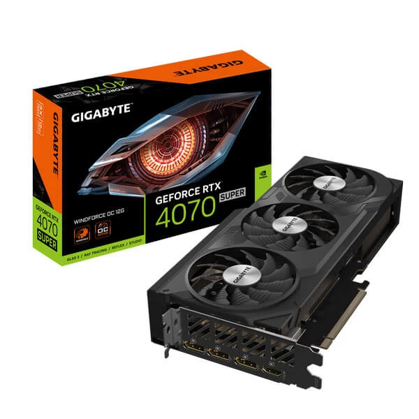 Gigabyte RTX 4070 Super Windforce 3X OC 12GB GDDR6X Graphics Card