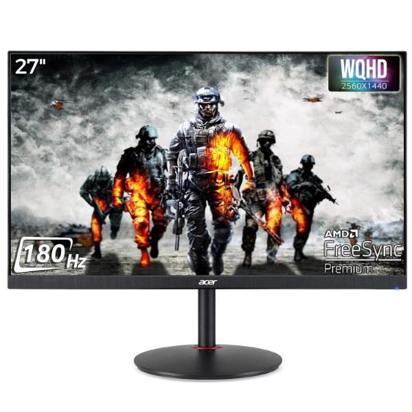 Acer Nitro XV272U V3 27-inch WQHD 180Hz 1ms IPS Panel Gaming Monitor