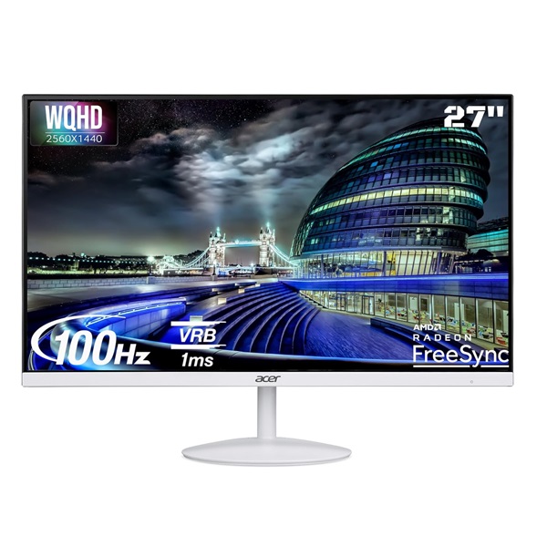 Acer SA272U E 27-inch WQHD 100Hz 1ms IPS Panel Gaming Monitor With Eye Care Feature