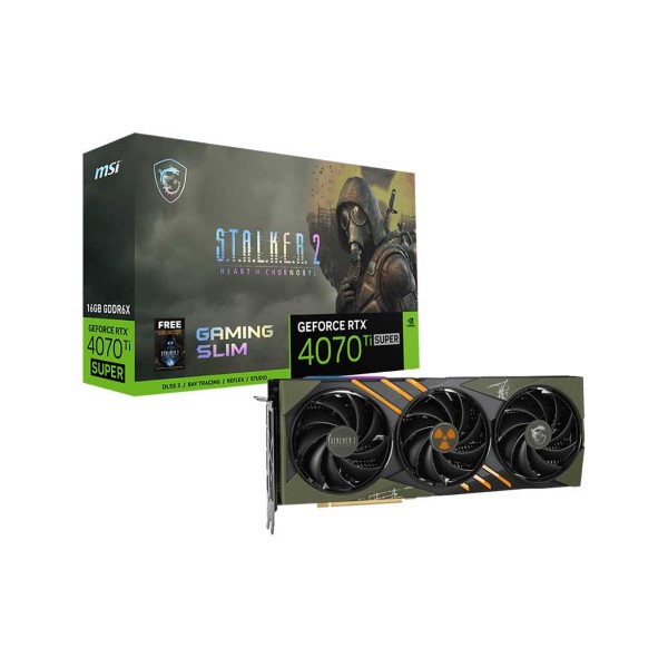 MSI RTX 4070Ti Super Gaming Slim Stalker 2 Edition 16GB GDDR6X Graphics Card