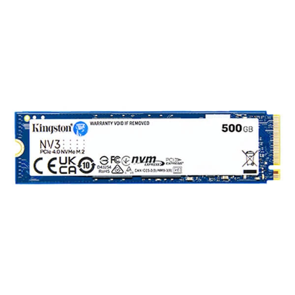 Kingston NV3 500GB Gen4.0 NVMe M.2 Internal SSD