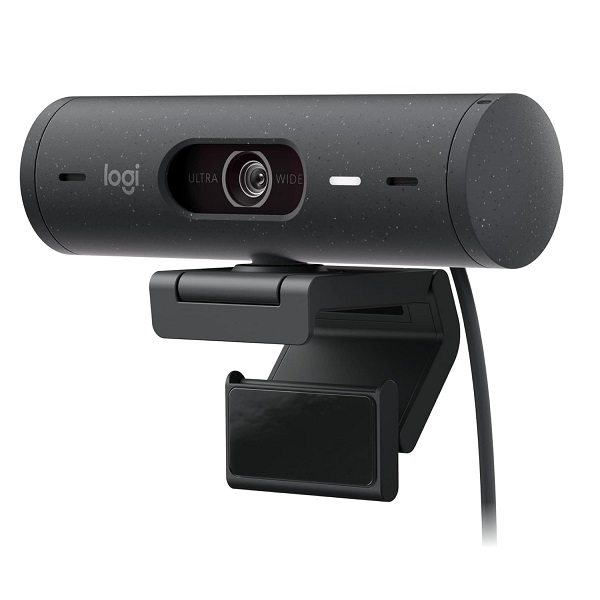 Logitech Brio 500 Full HD Webcam with Noise cancelling Mic