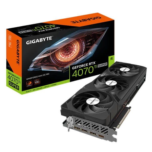 Gigabyte RTX 4070TI Super Windforce OC Max 16GB GDDR6X Graphics Card