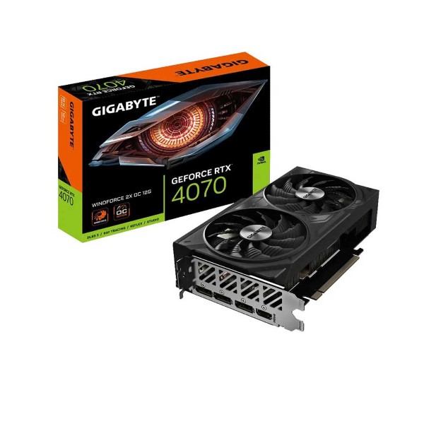 GIGABYTE GeForce RTX 4070 Windforce 2X OC 12Gb GDDR6X Graphics Card