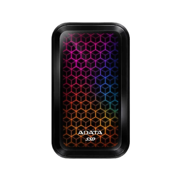 ADATA SE770G RGB 1TB External Solid State Drive (Black)