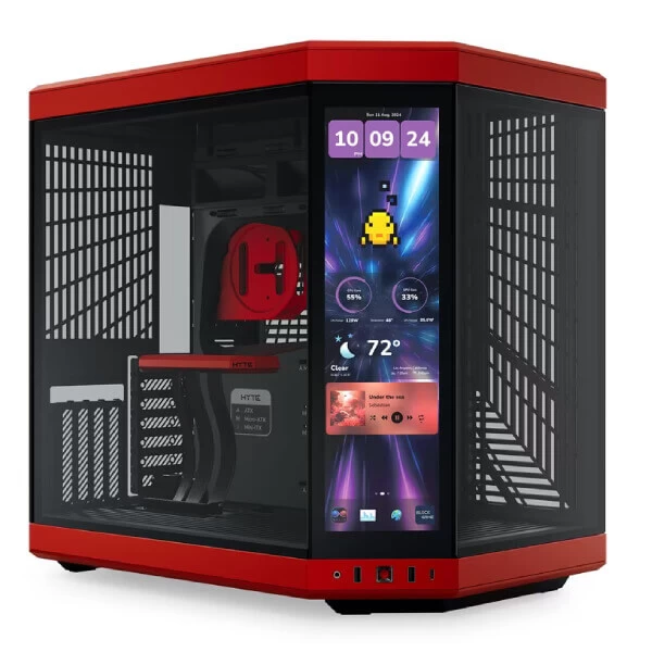 Hyte Y70 Touch Infinite Cherry Mid-Tower E-ATX Cabinet (Cherry/Black)