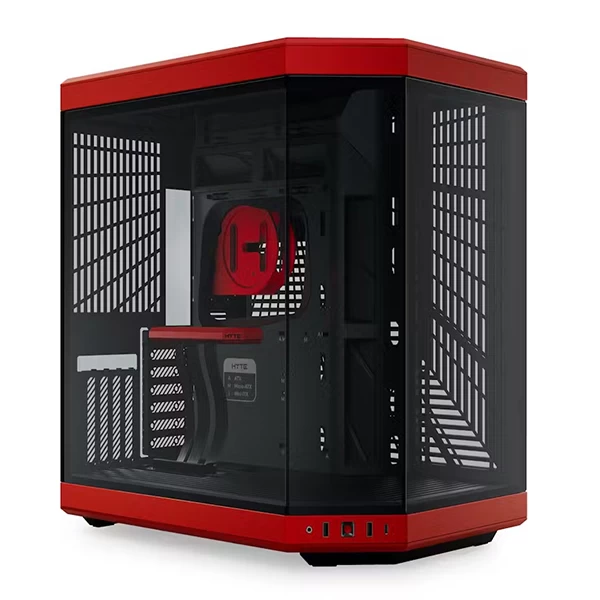 Hyte Y70 Red and Black Mid-Tower E-ATX Cabinet (Red/Black)