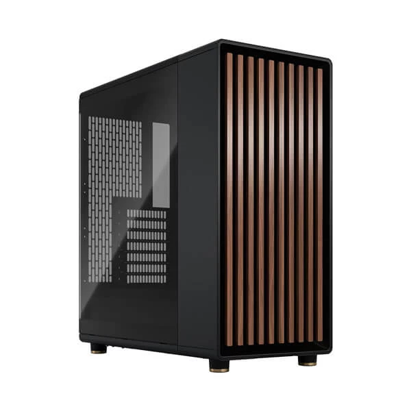 Fractal Design North Charcoal TG Dark Mid-Tower ATX Gaming Cabinet (Black)