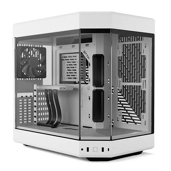 Hyte Y60 White Mid-Tower ATX Cabinet with Tempered Glass Panels (White)