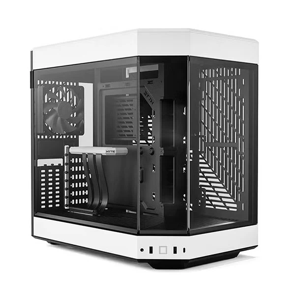 Hyte Y60 Mid-Tower ATX Cabinet with Tempered Glass Panels (White/Black)