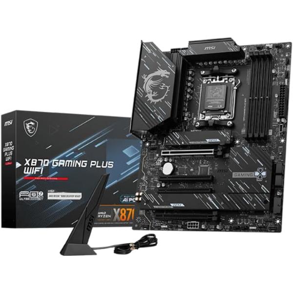 MSI X870 Gaming Plus WiFi DDR5 AMD AM5 ATX Gaming Motherboard