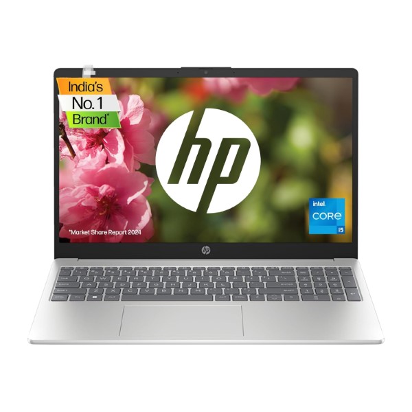 HP 15-FD0011TU Laptop Silver (Intel Core i5-1335U/8gb DDR4 3200mhz/512Gb NVMe/Intel Iris XE Graphics/15.6 Inch FHD Display/Windows 11 Home/Office 21)