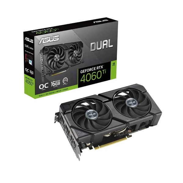 Asus Dual RTX 4060TI EVO OC 16GB GDDR6 Graphics Card