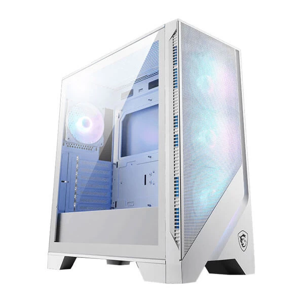 MSI MAG Forge 320R Airflow White Mid-Tower (ATX) Gaming Cabinet (White)