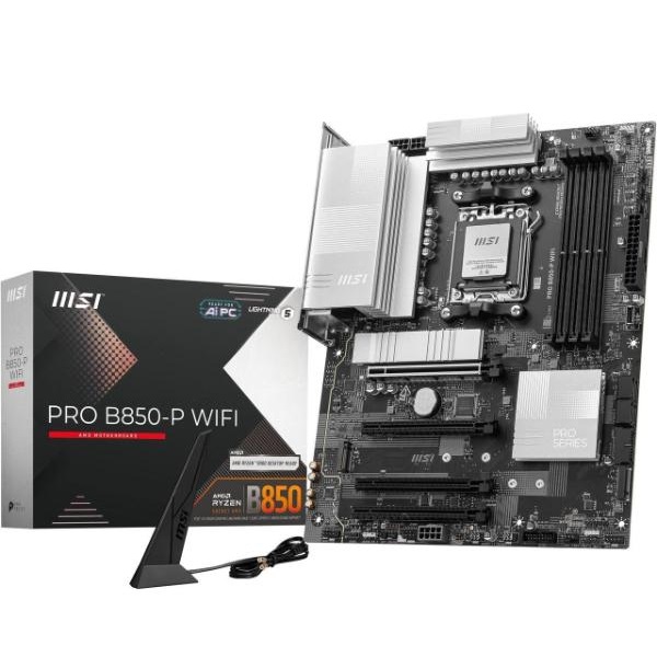 MSI Pro B850-P WiFi DDR5 AMD AM5 ATX Gaming Motherboard