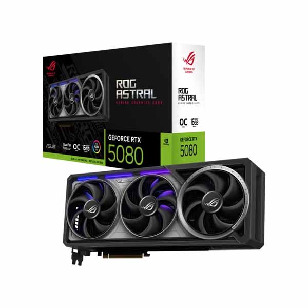 Asus ROG Astral RTX 5080 OC 16GB GDDR7 Graphics Card