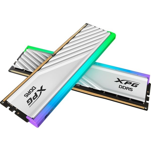 XPG Lancer Blade RGB White 48GB (24Gb X 2) 6000Mhz DDR5 CL30 Desktop Memory (White)