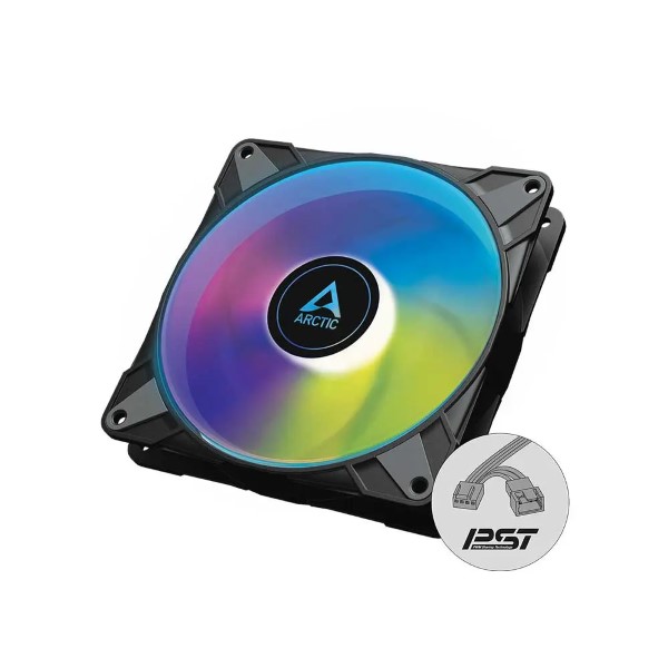 Arctic P14 PWM PST A-RGB Black 140mm Cabinet Fan (Single Pack)