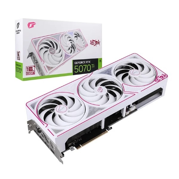 Colorful iGame GeForce RTX 5070TI Ultra White OC 16GB-V GDDR7 Graphics Card