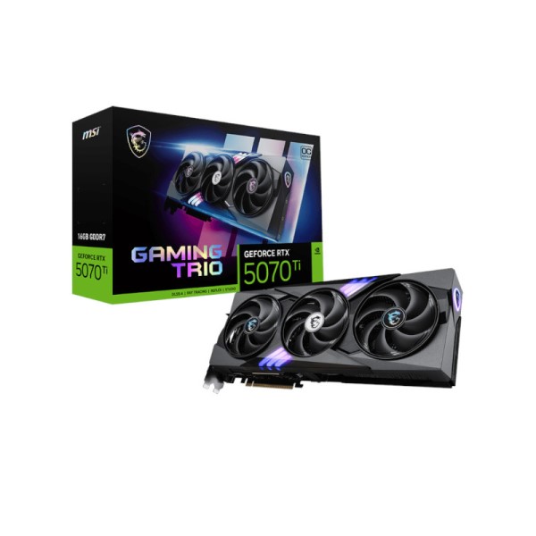 MSI GeForce RTX 5070TI Gaming Trio OC Plus 16Gb GDDR7 Graphics Card