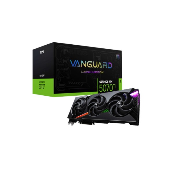 MSI GeForce RTX 5070TI Vanguard SOC Launch Edition 16Gb GDDR7 Graphics Card