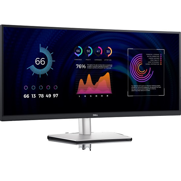 Dell U3424WE 34-Inch WQHD (3440 X 1440) 60hz IPS Panel Curved Monitor with USB-C