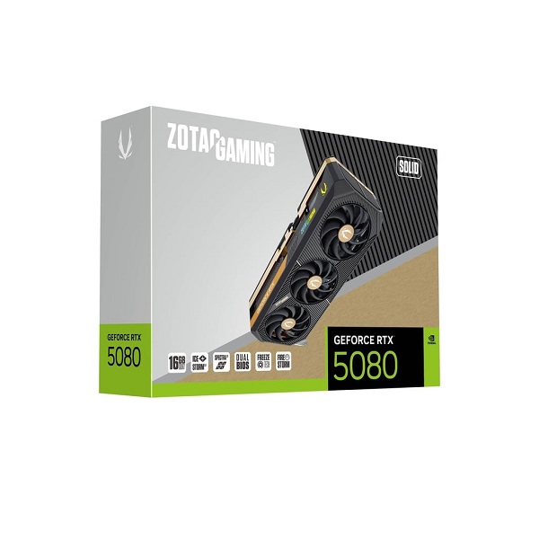 Zotac Gaming GeForce RTX 5080 Solid 16GB GDDR7 Graphics Card