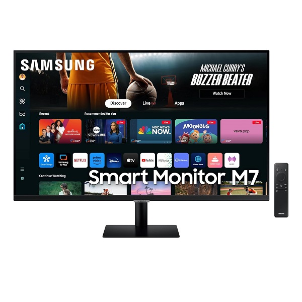 Samsung LS32DM700UWXXL 32-inch 4K UHD VA Panel Smart Monitor with TV Apps