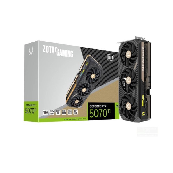 Zotac Gaming GeForce RTX 5070TI Solid 16GB GDDR7 Graphics Card