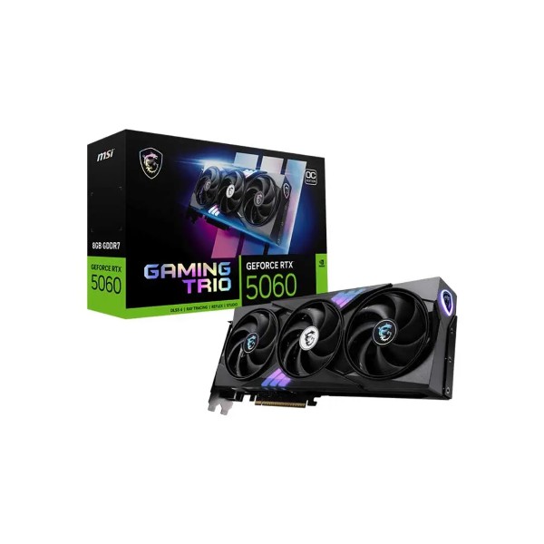 MSI RTX 5060 Gaming Trio OC 8GB GDDR7 Graphics Card