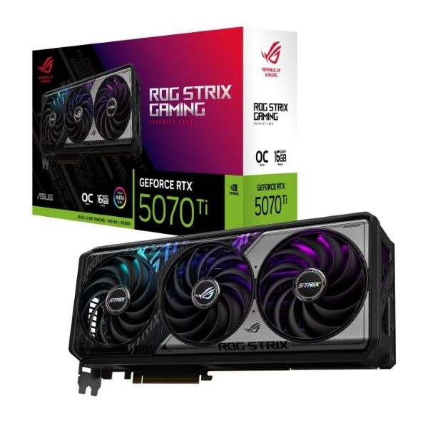 ASUS ROG Strix RTX 5070TI OC Edition 16GB GDDR7 Graphics Card