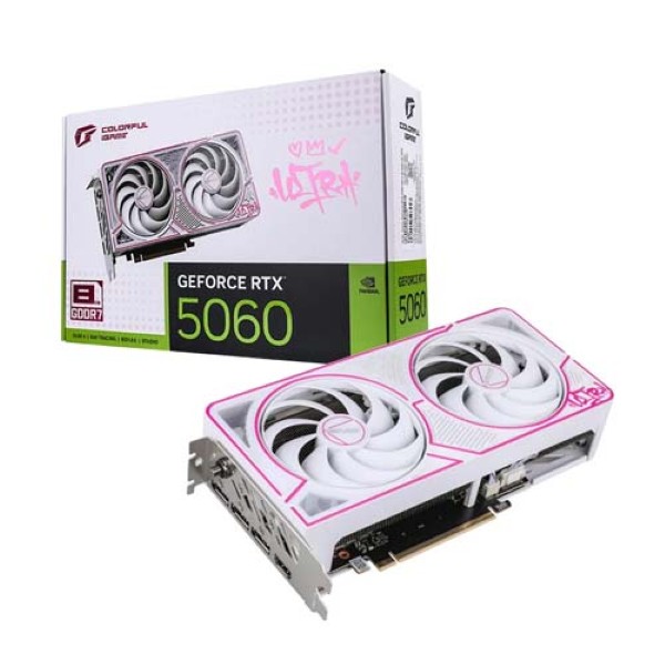Colorful RTX 5060 Ultra White OC DUO 8GB-V Graphics card