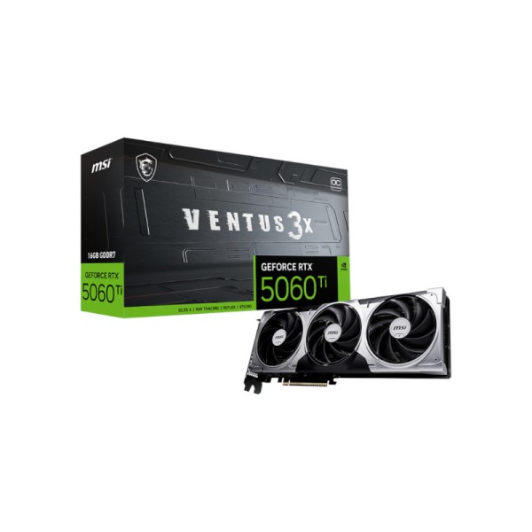 MSI RTX 5060Ti Ventus 3X OC 16GB GDDR7 Graphics Card