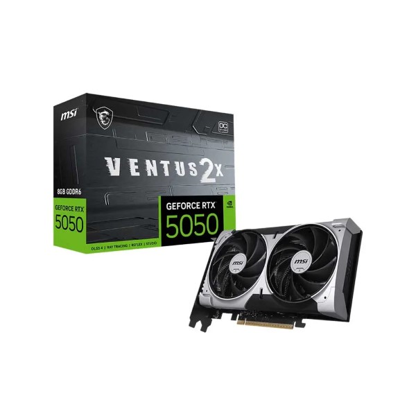 MSI GeForce RTX 5050 8G Ventus 2X OC 8GB GDDR6 Graphics Card