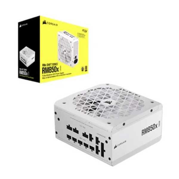Corsair RM850X Shift White 850 Watts 80 Plus Gold Fully Modular ATX Power supply