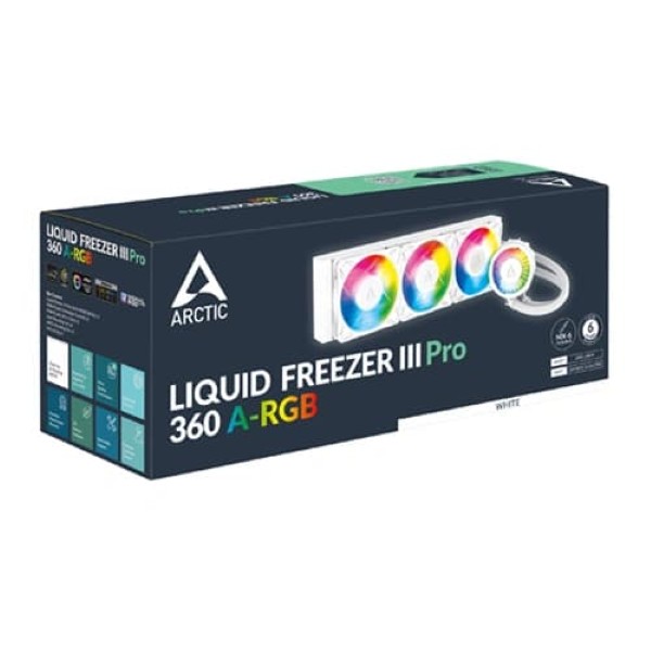 Arctic Liquid Freezer III Pro 360 ARGB White - 360mm All-in-one Liquid CPU Cooler