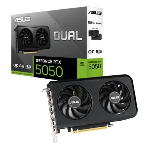 ASUS Dual RTX 5050 OC 8GB GDDR6 Graphics Card